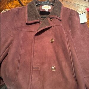 Talbots women’s brown Pea Coat